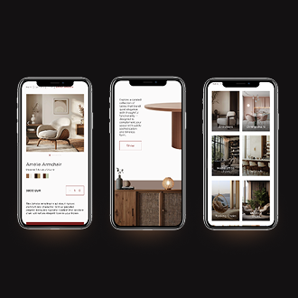 UX/UI design example of work done by client 1