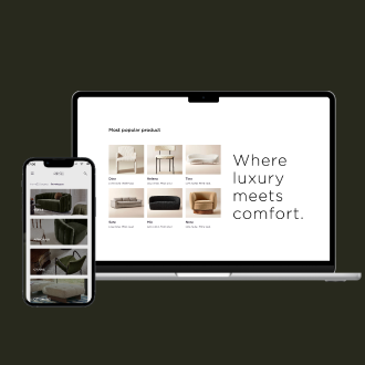 UX/UI design example of work done by client 2