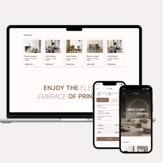 UX/UI design example of work done by client 1