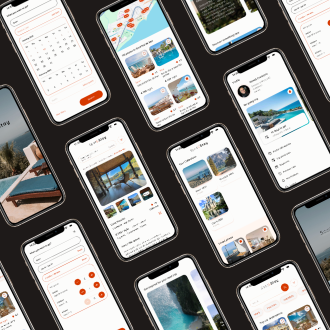 UX/UI design example of work done by client 1