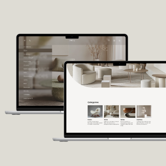 UX/UI design example of work done by client 1